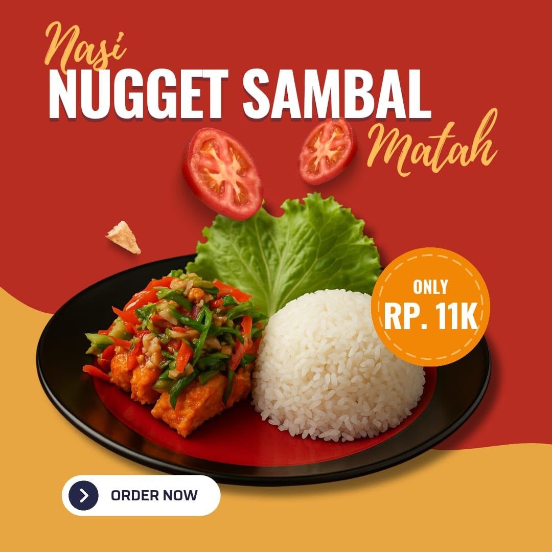 Nasi Nugget Sambal Matah