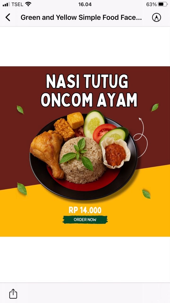 Nasi Tutug Oncom Ayam